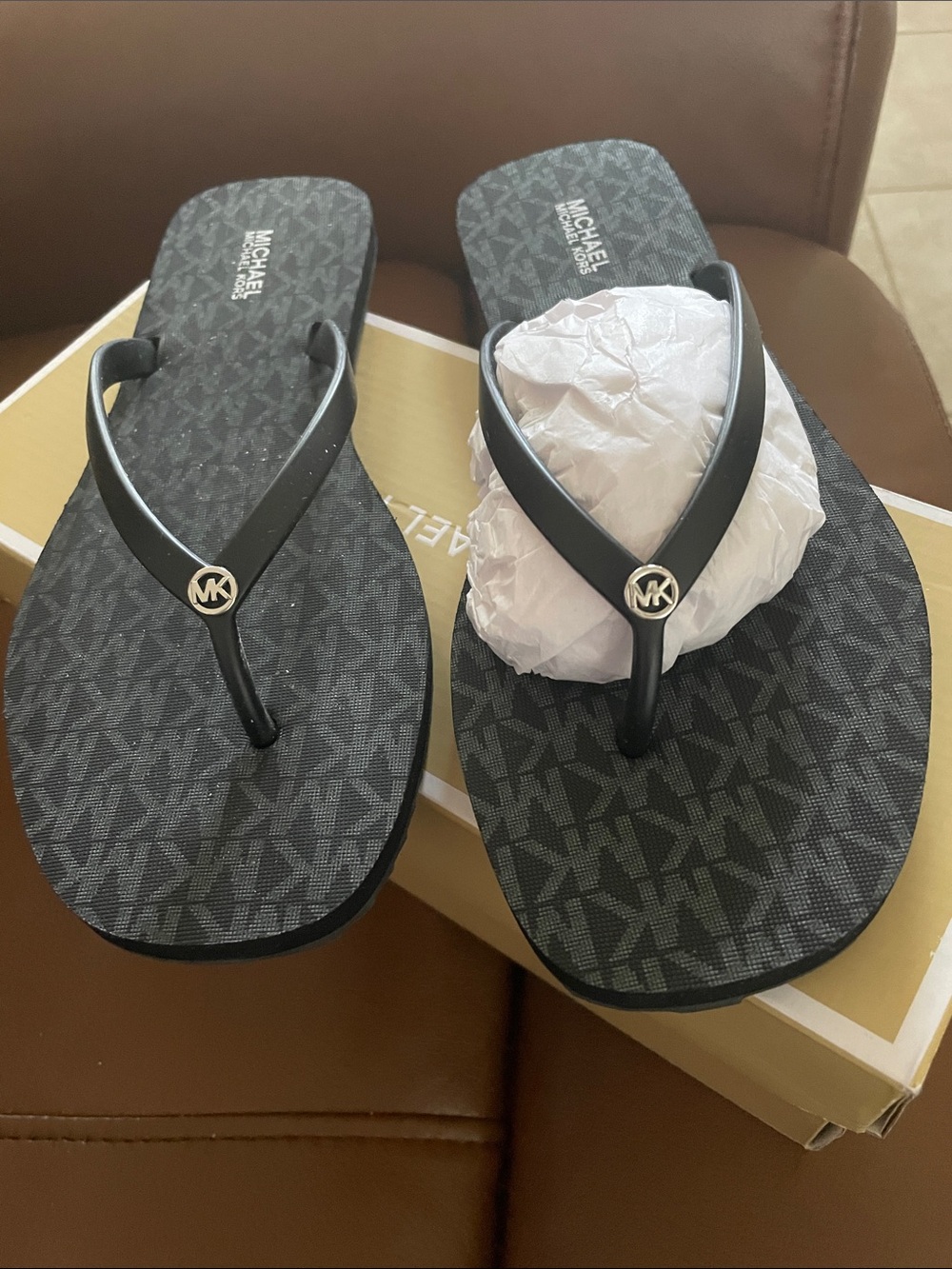 Michael Kors sandals brand new black